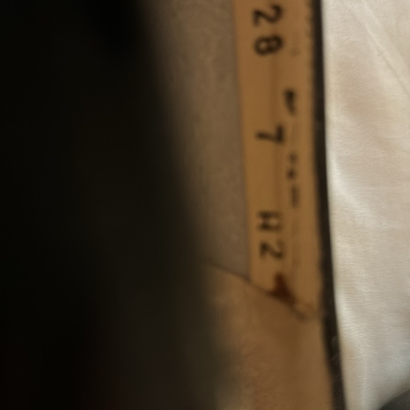 VERY GENTLY WORN BLACK FERRAGAMO LOAFERS— SIZE 7 AA - Picture 4 of 7